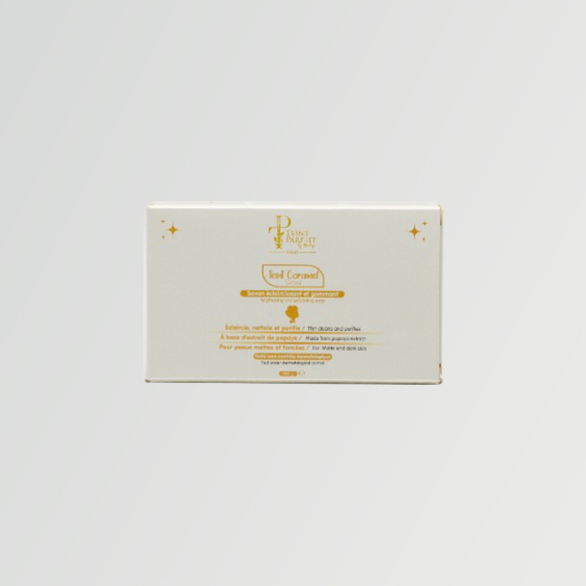 Lightening and Exfoliating Soap with Papaya Teint Caramel Satine